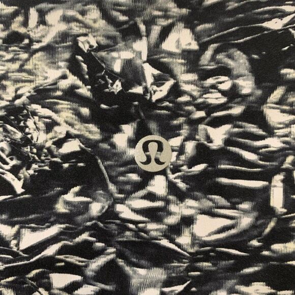 Lululemon Size 8 Printed Wunder Under Hi Rise Leggings Workout Athletic 28" - Picture 2 of 3